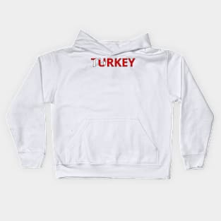 Drapeau  Turkey Kids Hoodie